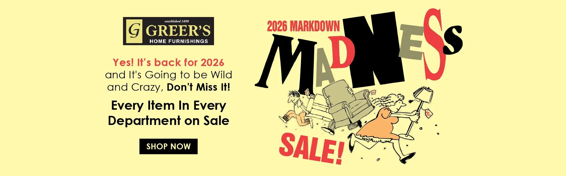 March Markdown Sale