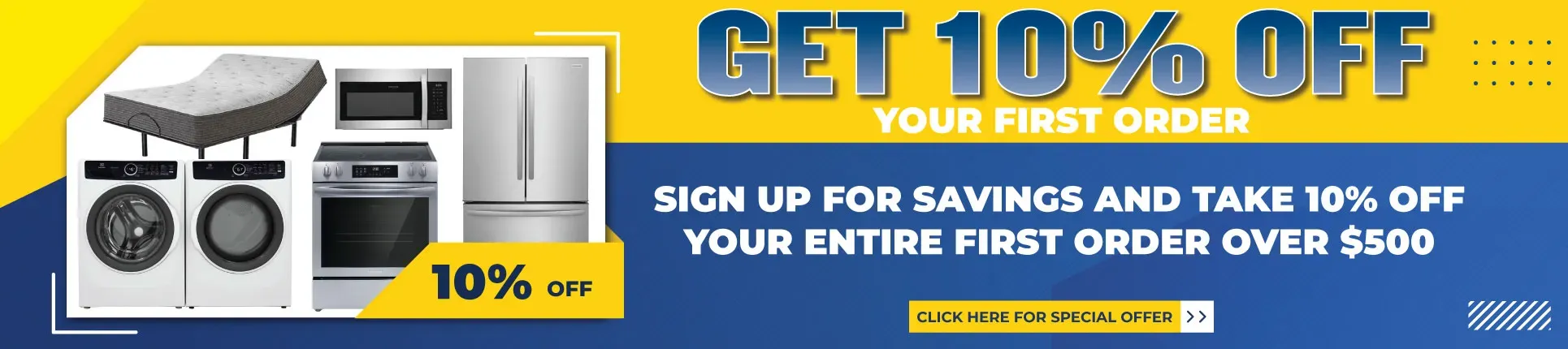 10% Off First Time Purchase