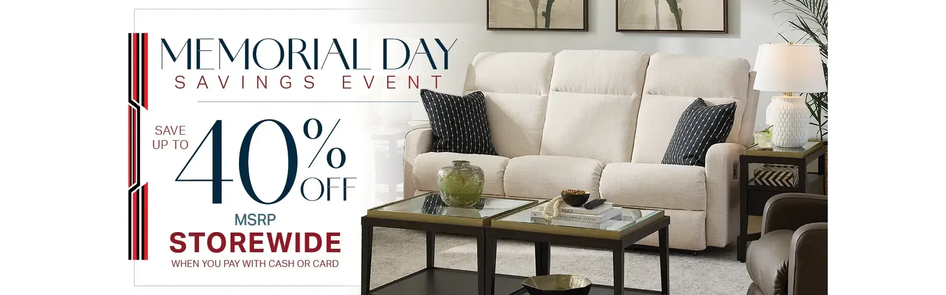 Memorial Day Savings Event!