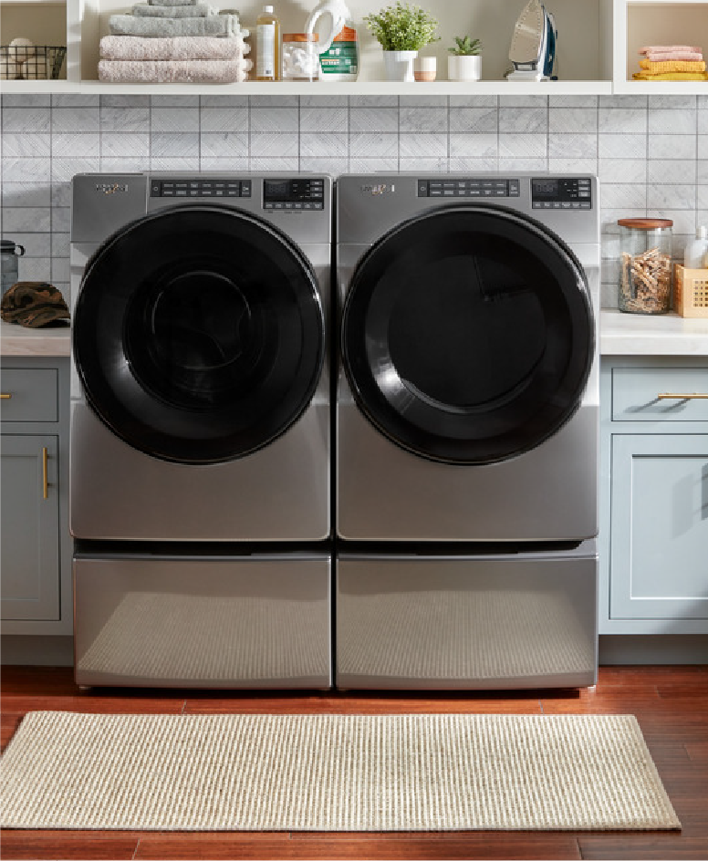 Image of a washer and dryer set
