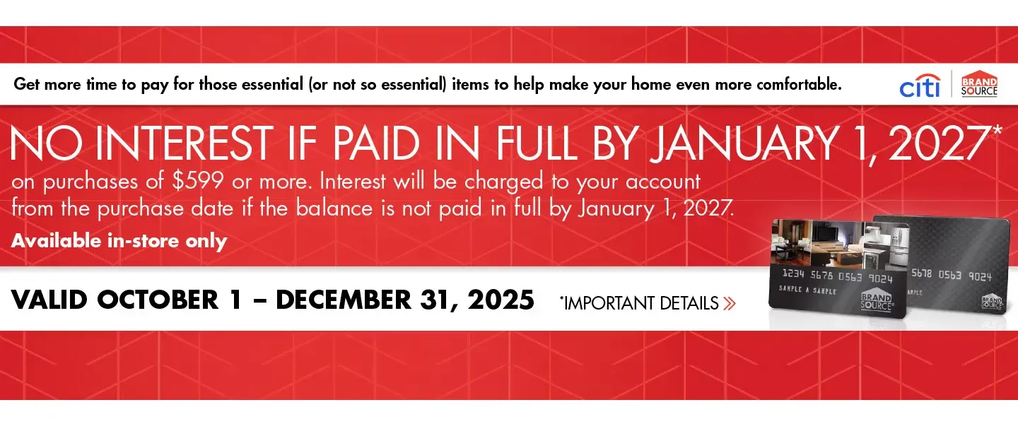 No Interest Financing!