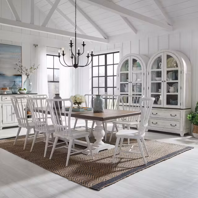 Liberty 9 Piece Trestle Table Set