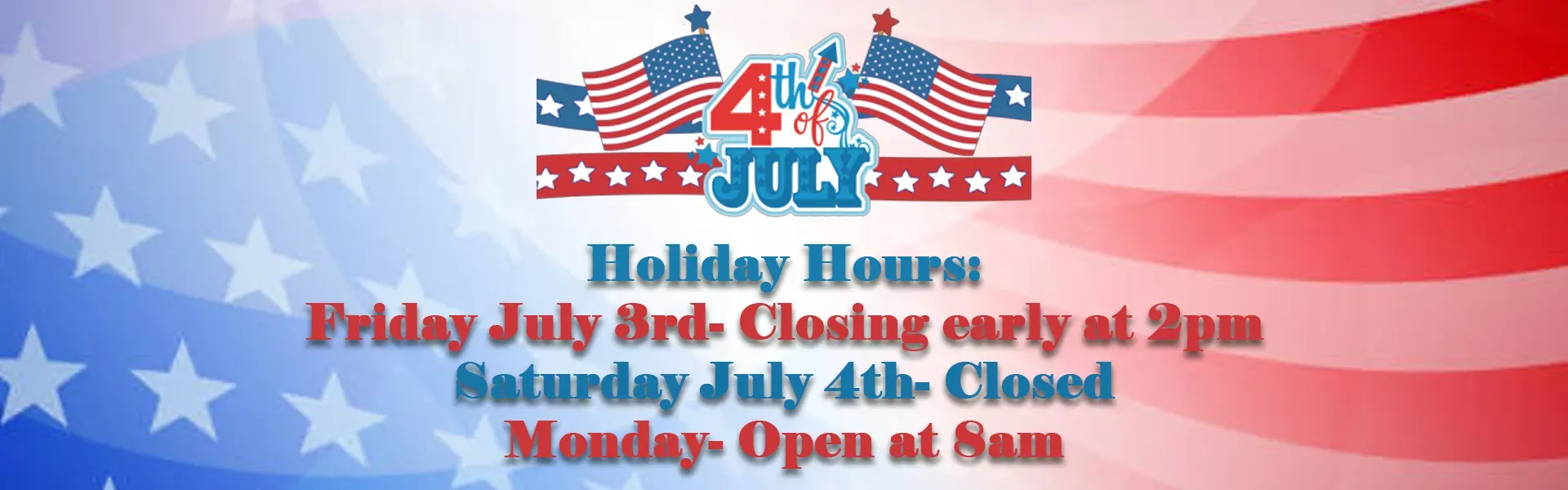 hunter 4th of july hours