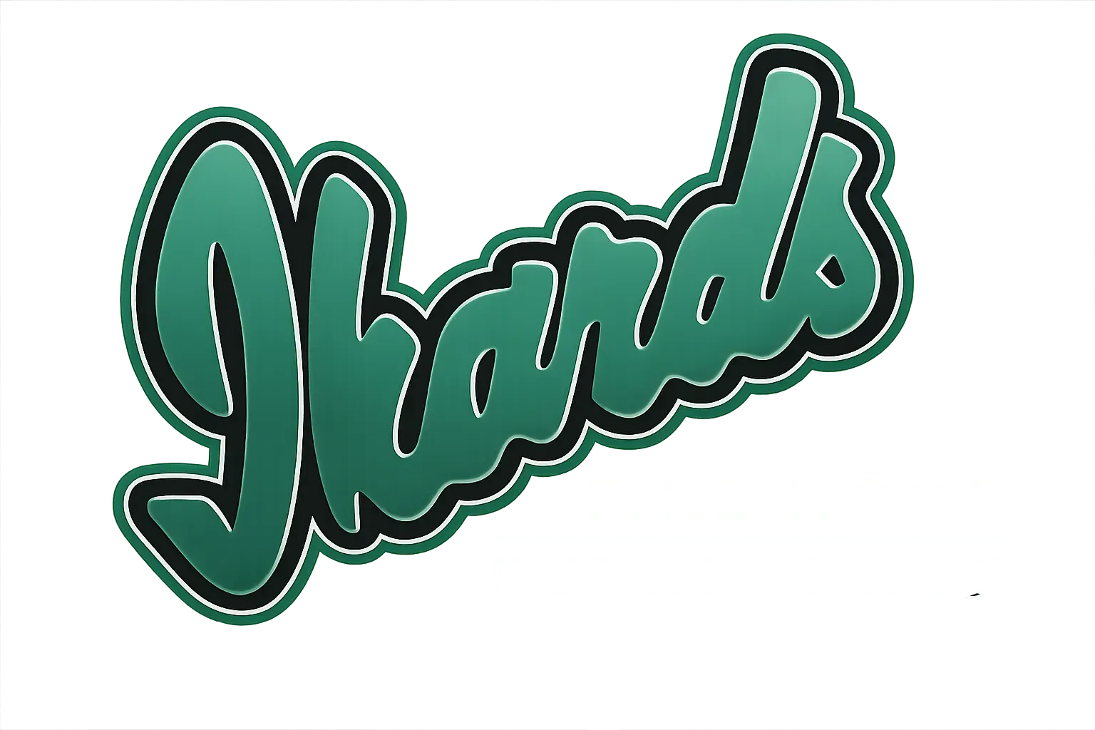Ikards Logo Transparent White Text