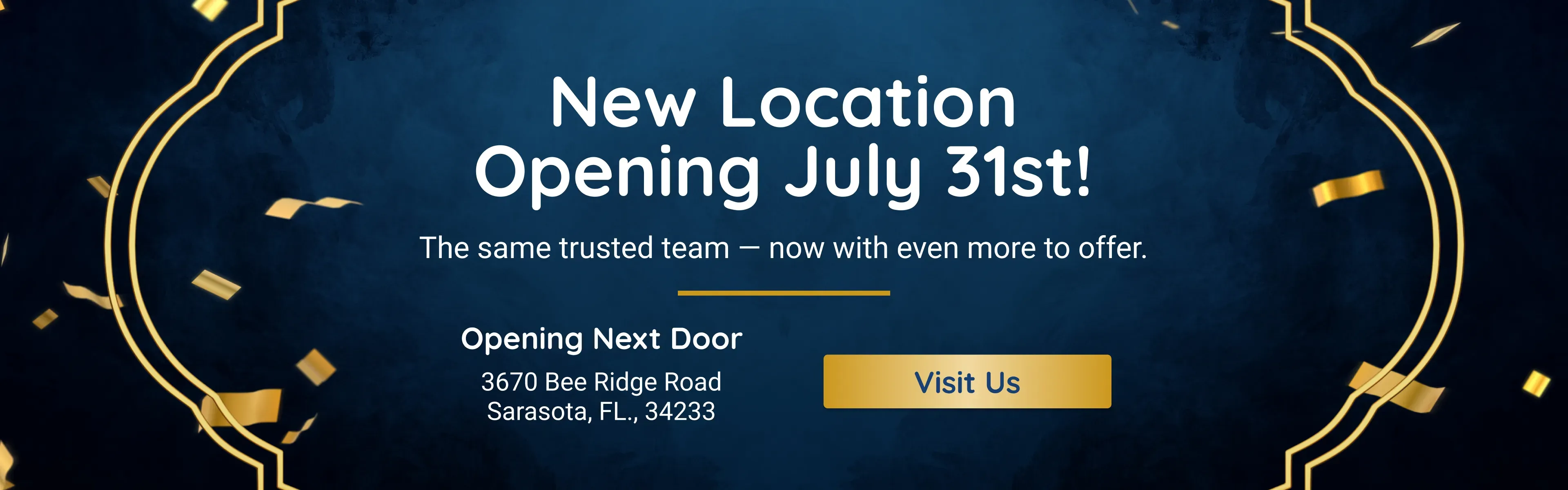 New Location Opening This Weekend!
