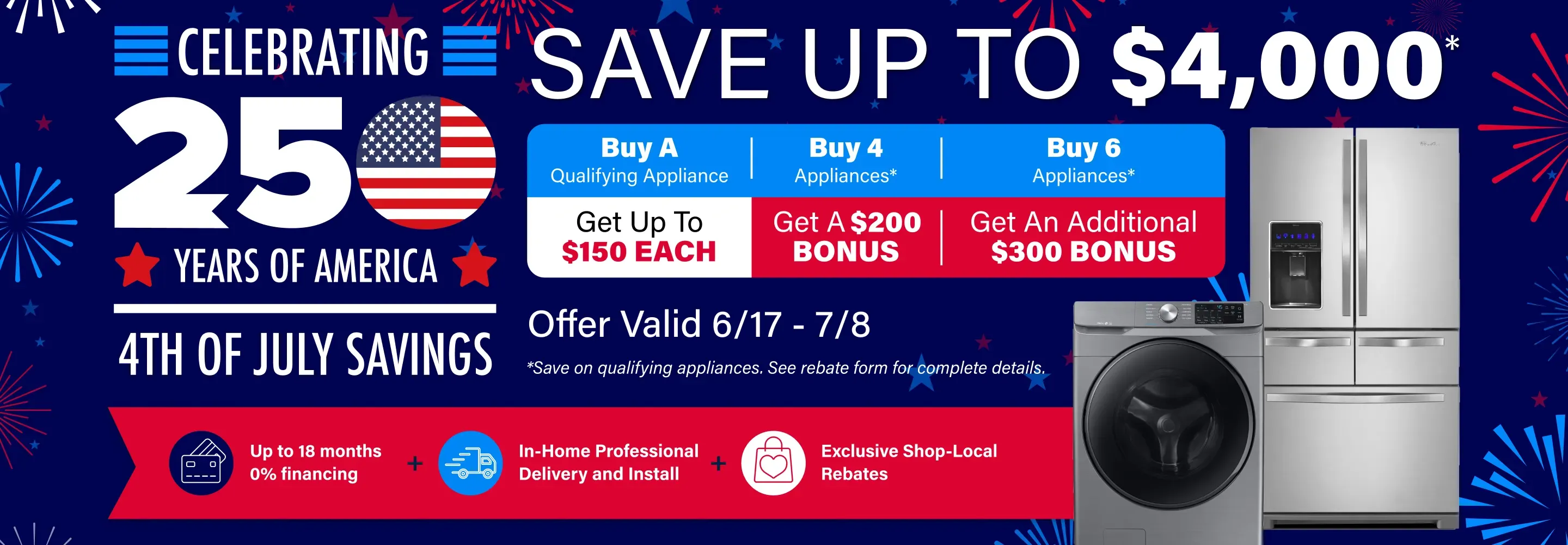 4th of July Savings