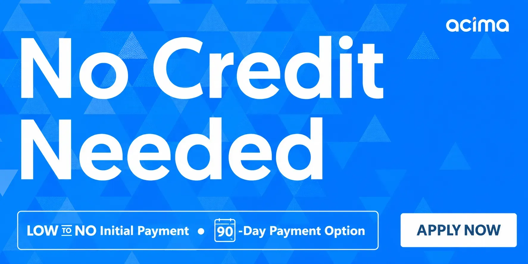 Acima No Credit Needed Payment Options