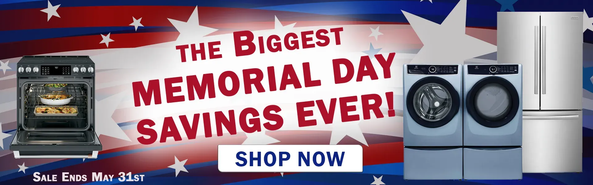 Shop our Biggest Memorial Day Savings Ever!
