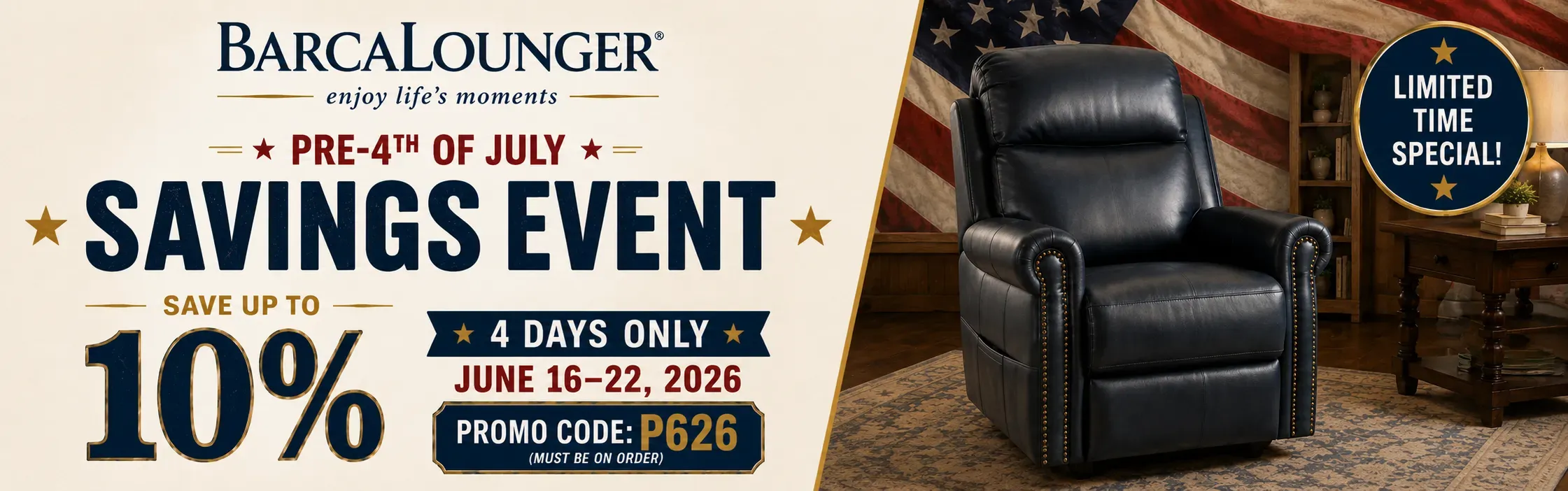 Barca Lounger Savings Event