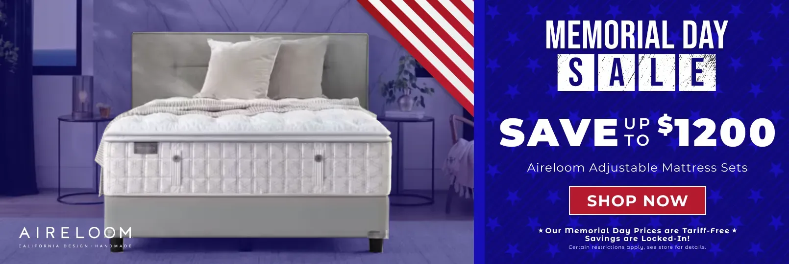 Aireloom Memorial Day Sale