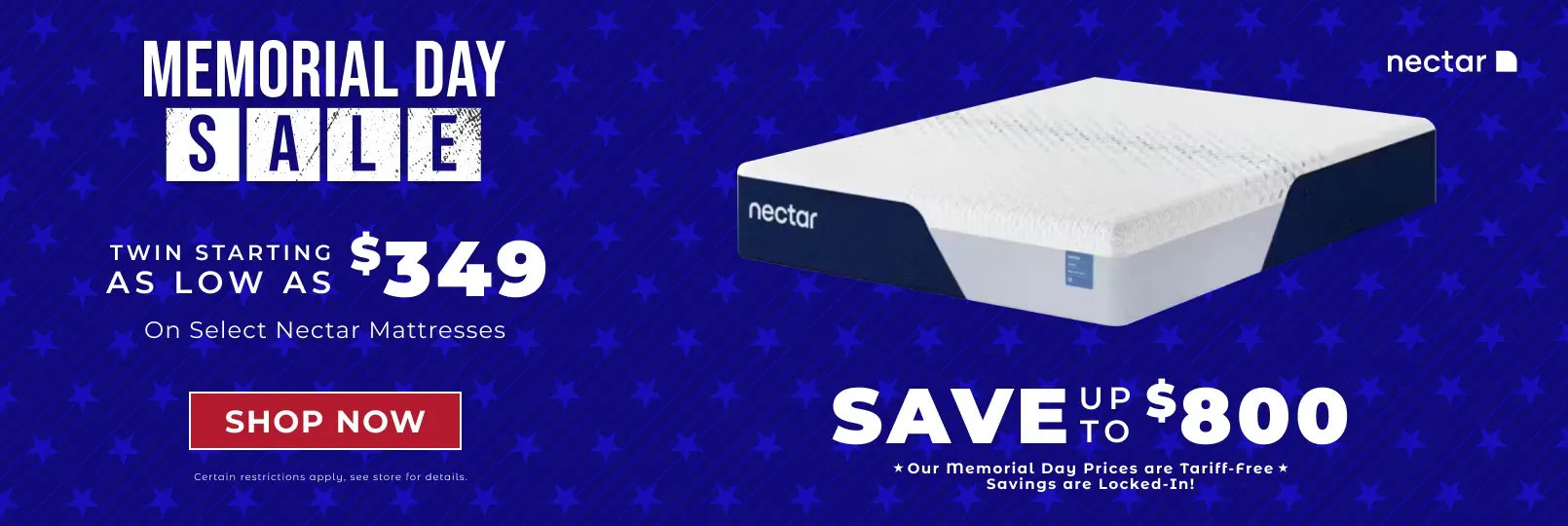 Nectar Memorial Day Sale