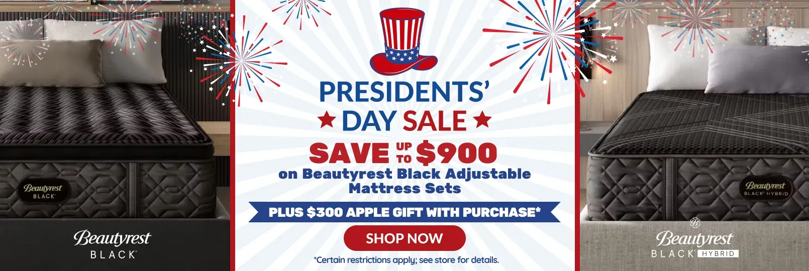 President's Day Beautyrest Black