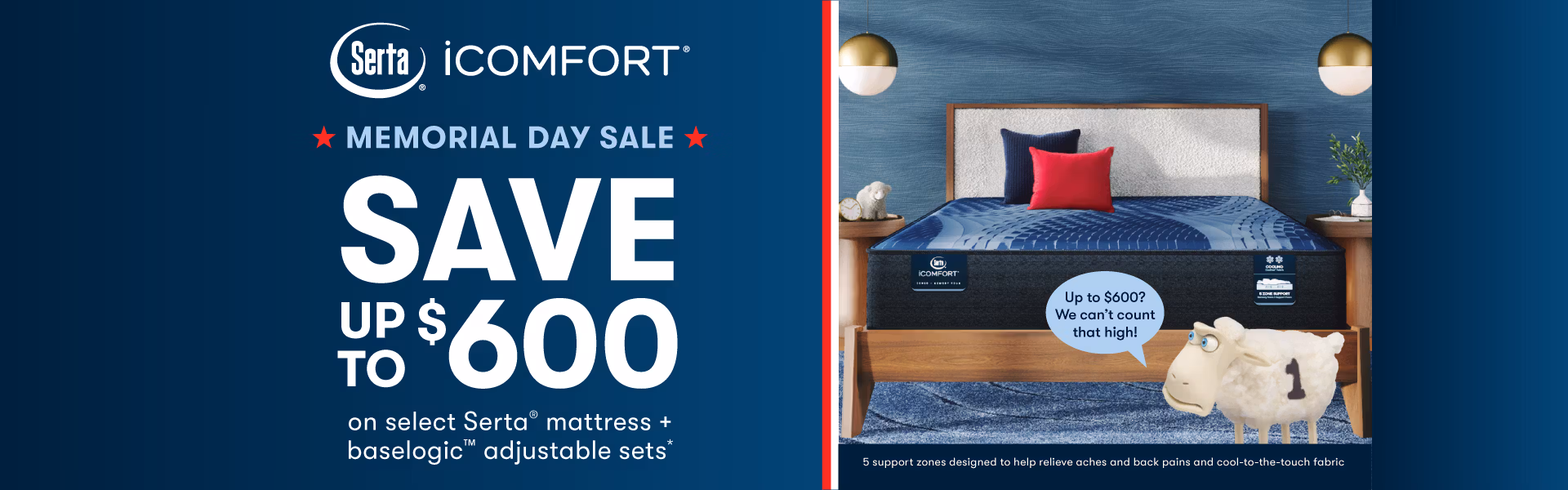 serta icomfort memorial day