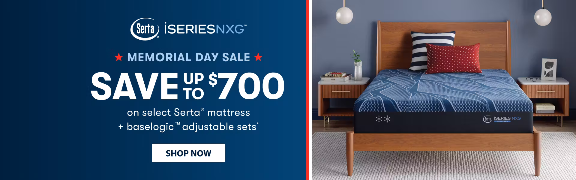 serta iseriesnxg memorial day