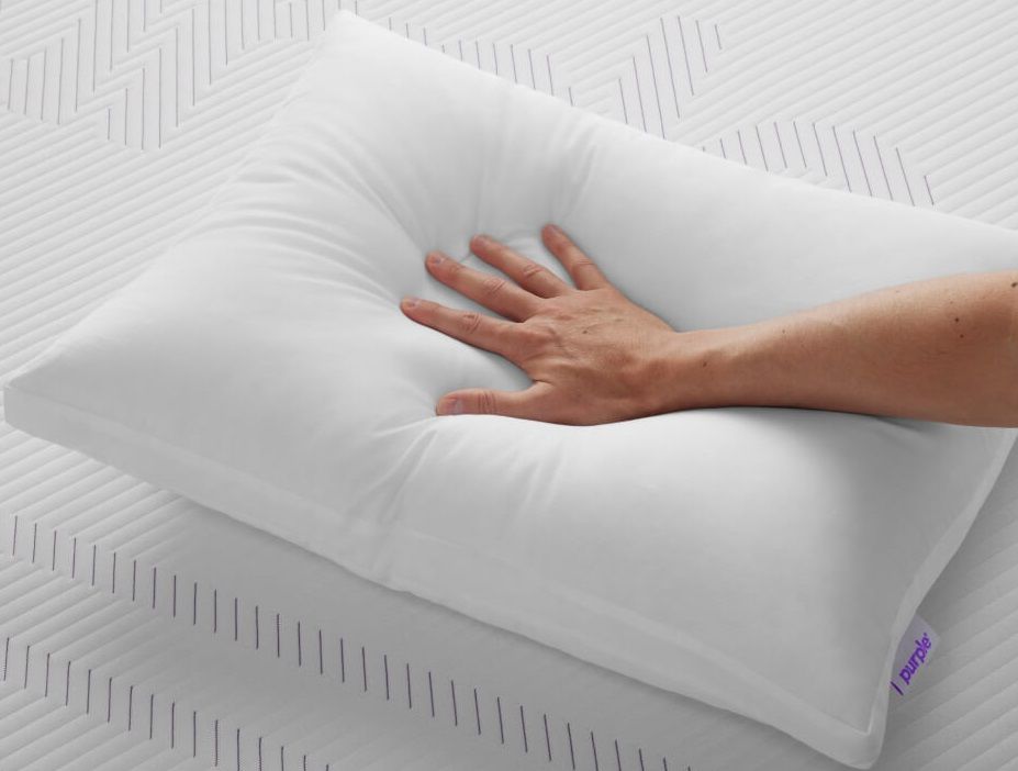 Purple Hyper-Elastic Polymer Pillow