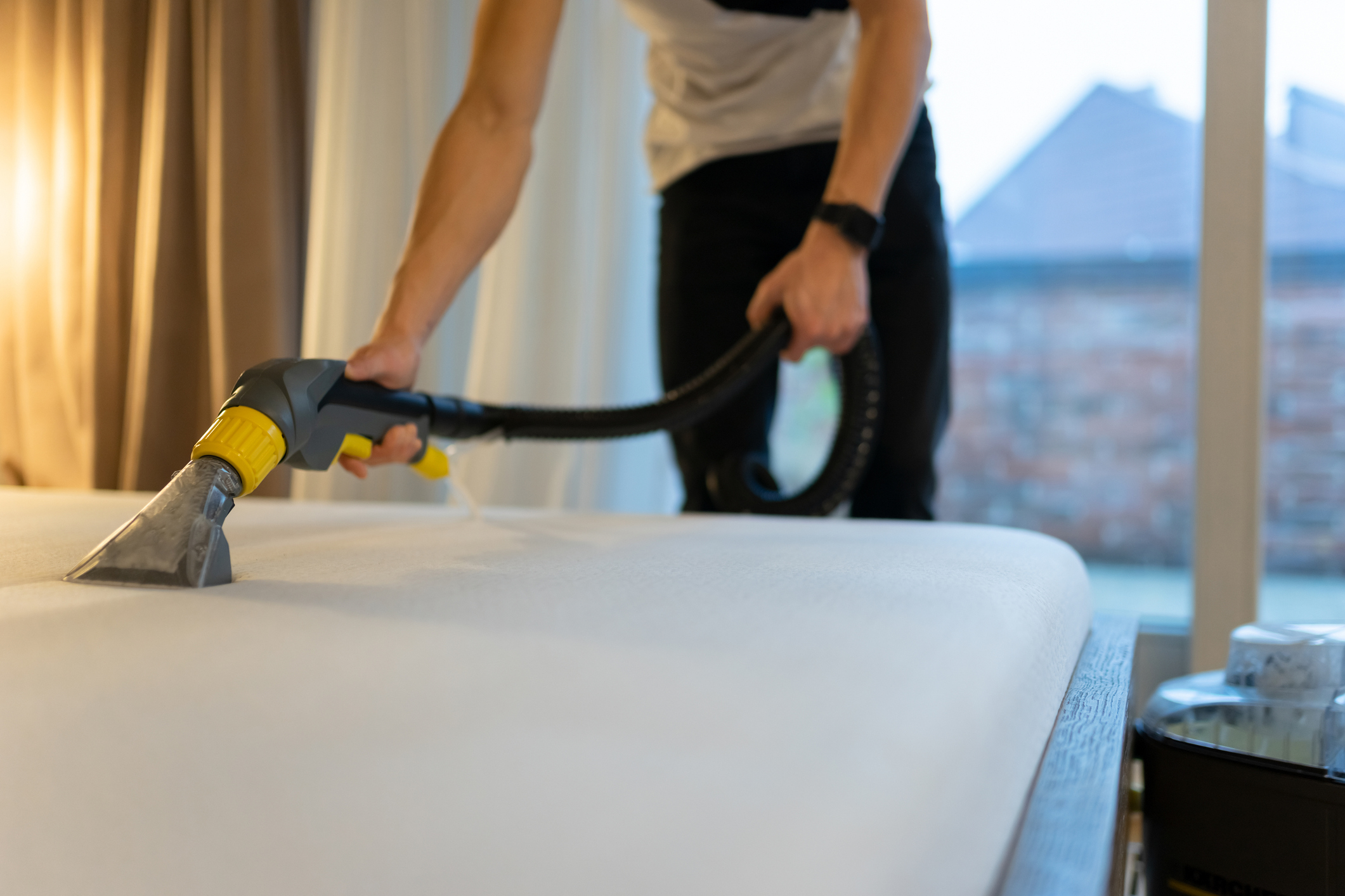cleaning a pillow top mattress
