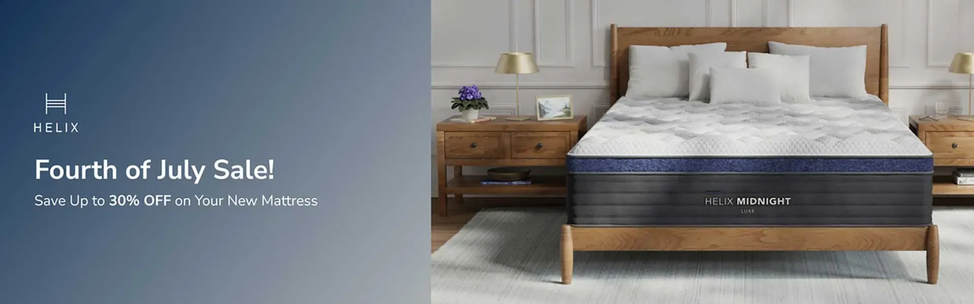 Save Up to 30% on Helix Mattress at MattressMan Superstore for Fourth of July Sale!