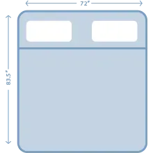 Icon of a mattress