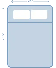 Icon of a mattress