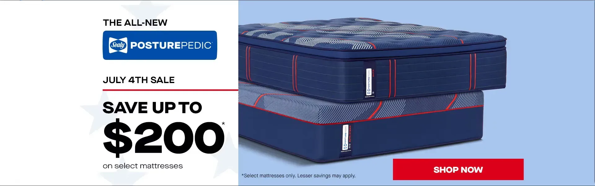 July 4ths Savings on Sealy Mattresses