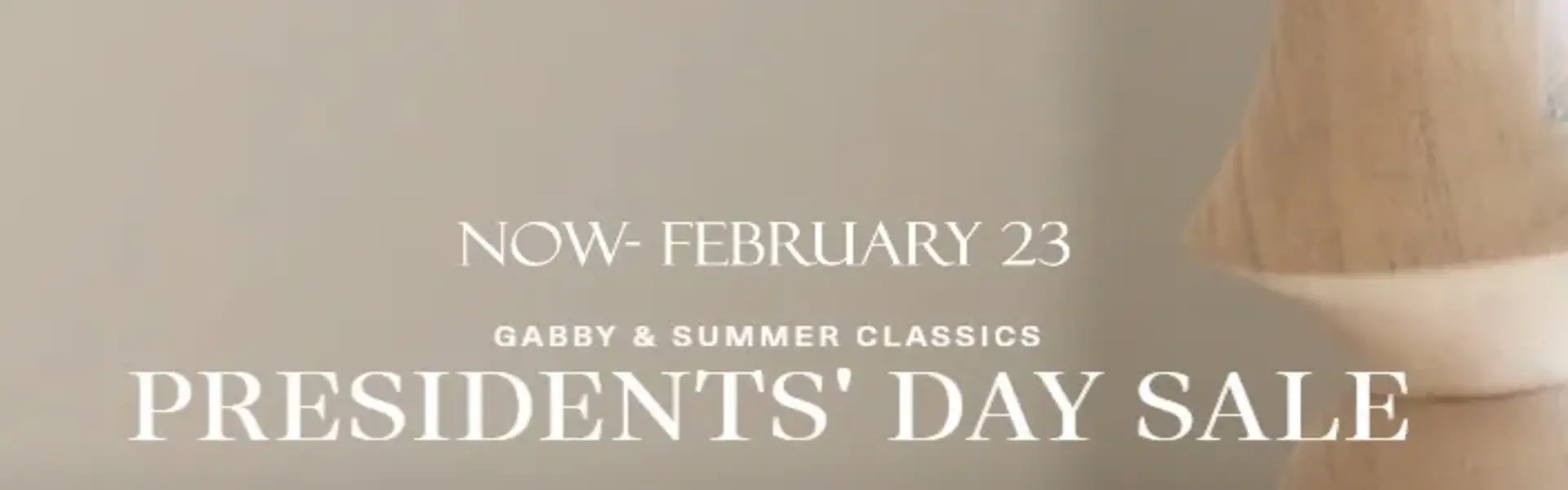 Gabby Presidents Day Sale