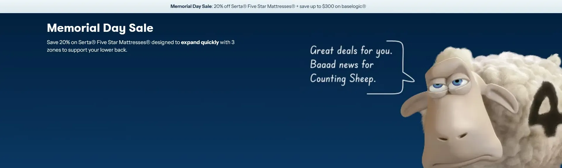 Serta Memorial Day Sale!