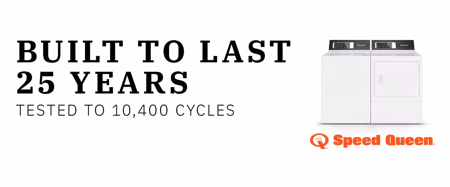 Speed Queen Builto to last 25 years