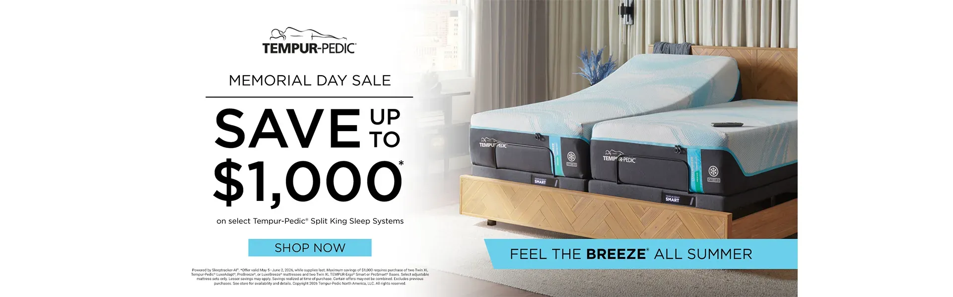 Tempur Pedic Memorial Day Savings