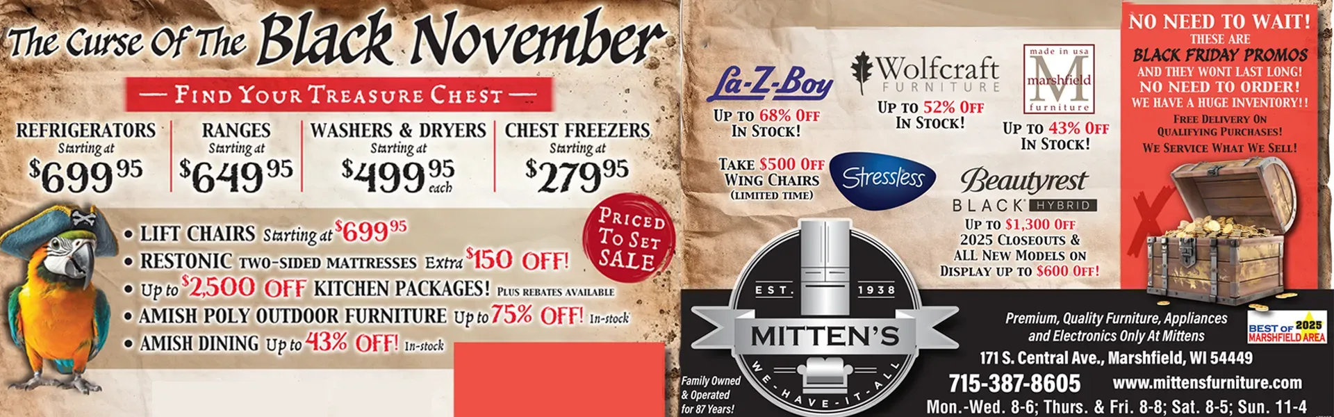 Curse of the Black November Sale