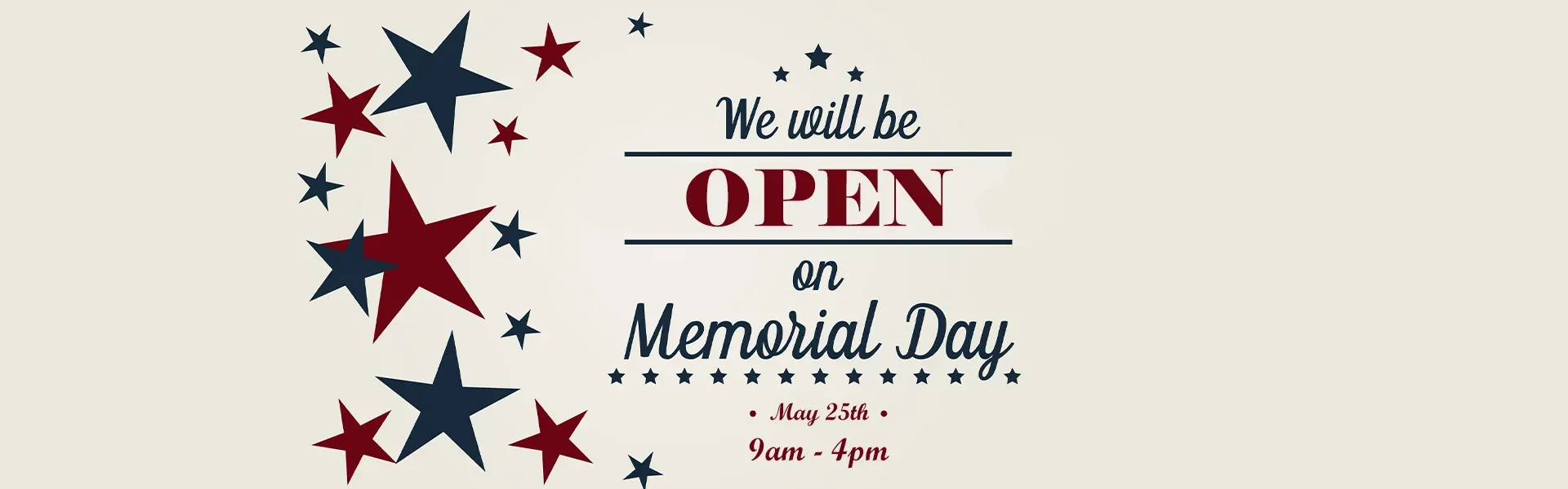 Memorial Day Store Hours