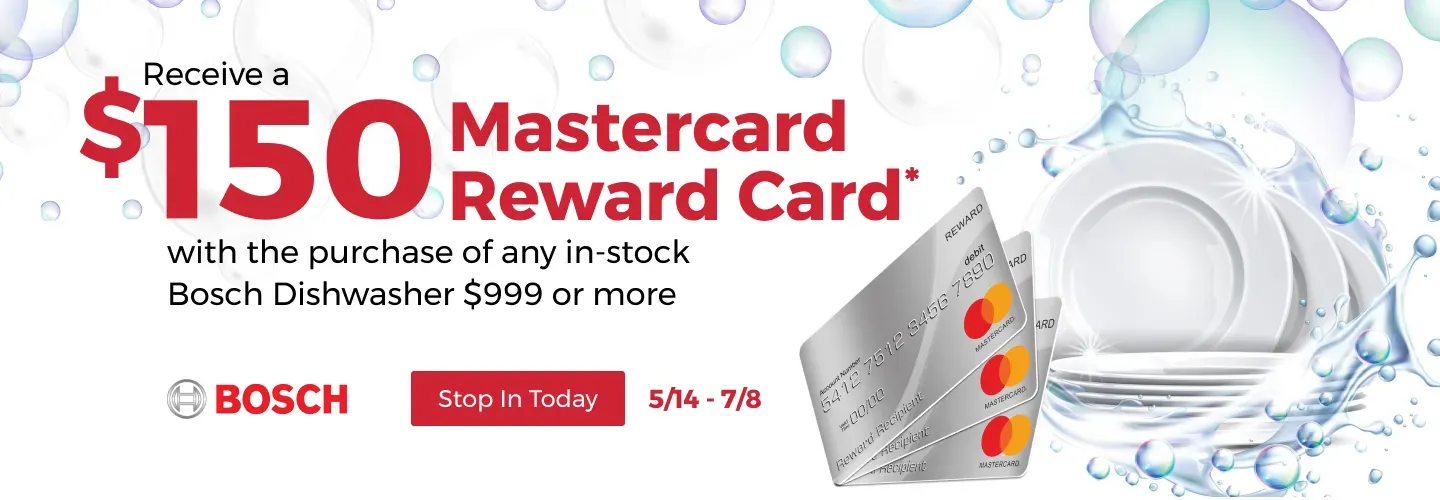 Bosch Dishwasher Installation Promotion - In store only 