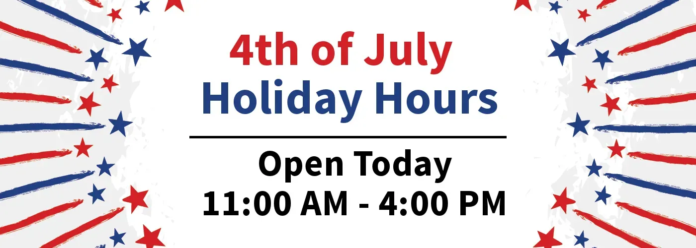 July 4th Holiday Hours