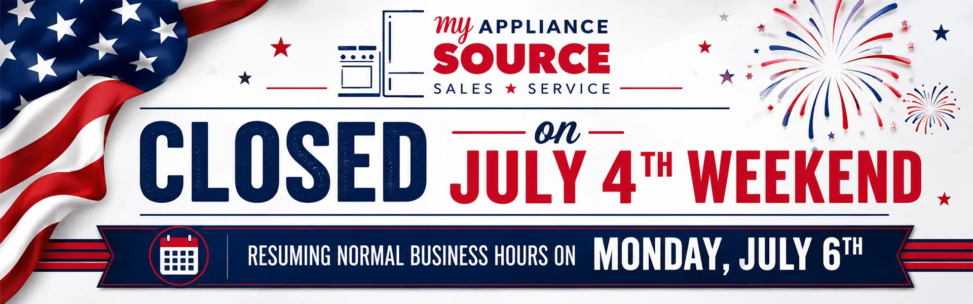 Closed on July 4th