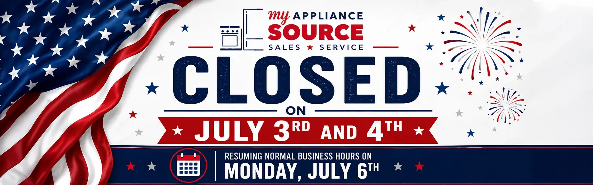 Closed on July 4th