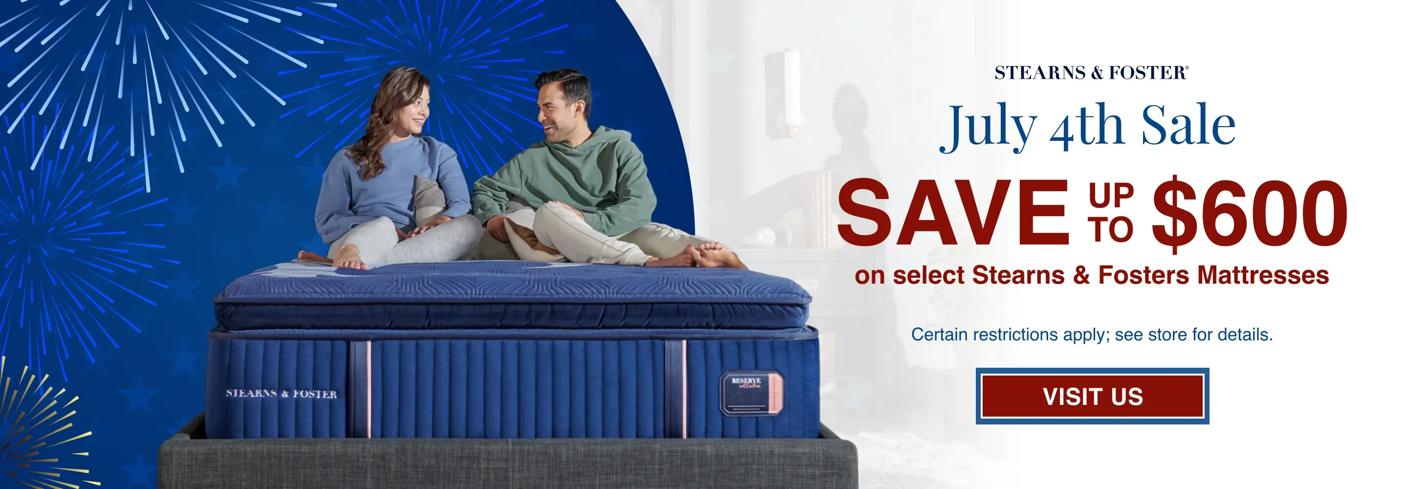 4th of July Sale Stearns & Foster