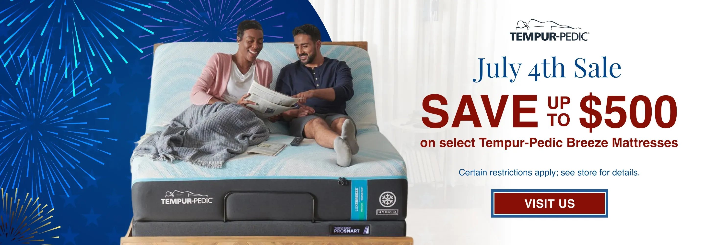 4th of July Sale TempurPedic 