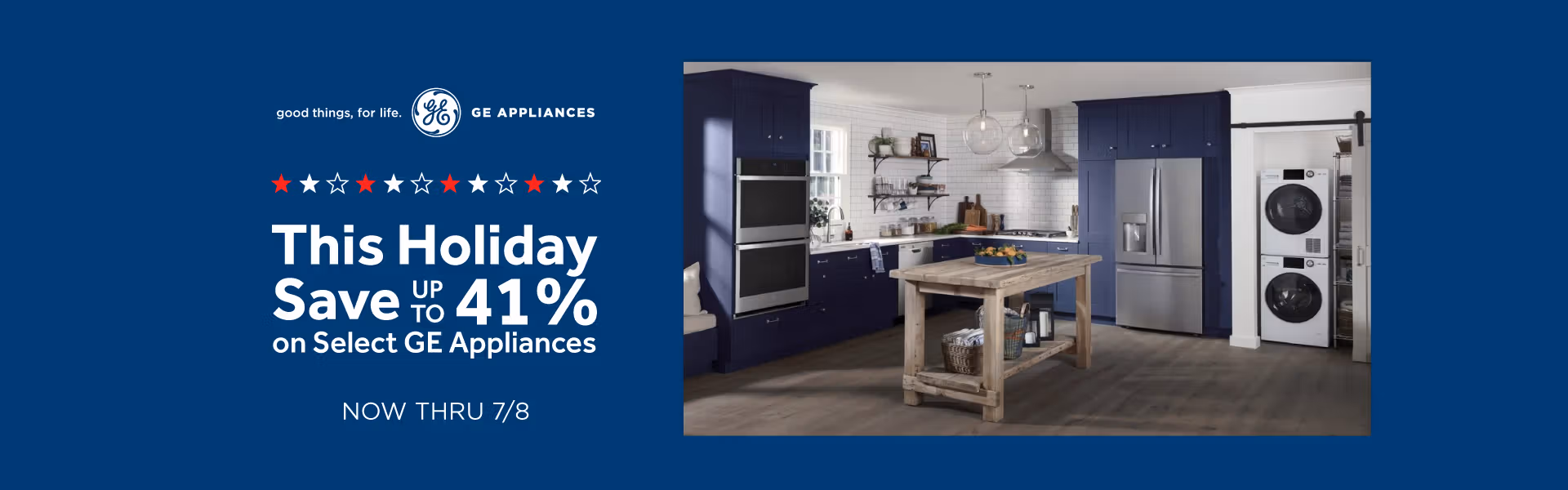 4th of July Savings of GE appliances at Neeley Appliance Company 