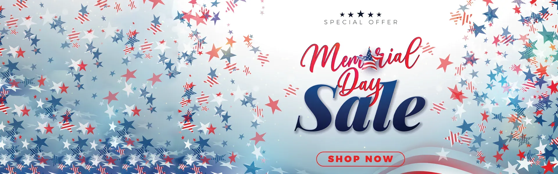 Memorial Day Savings Promotional Slider
