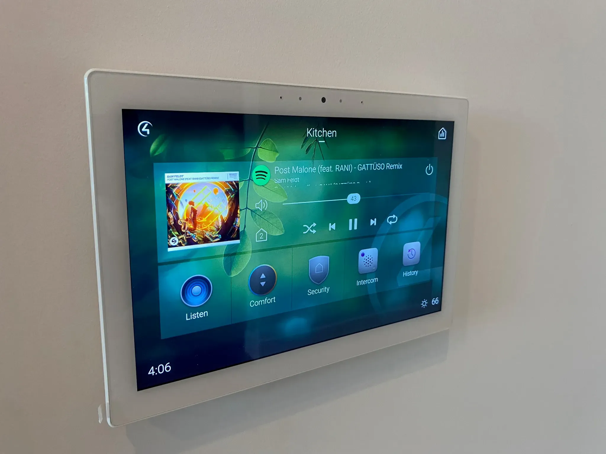 Home automation control interface