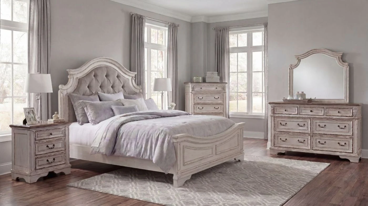 Glam style furniture collection