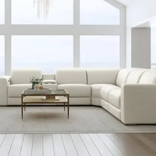 Modern living room furniture setup