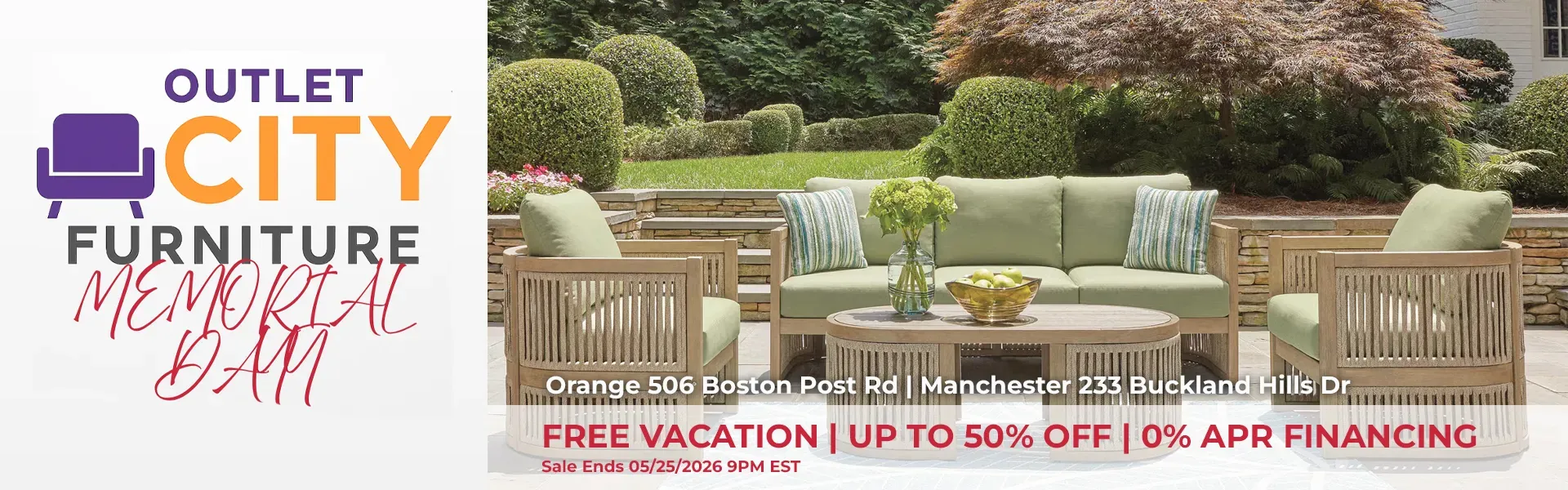 Memorial Day Deals at Outlet City Furniture