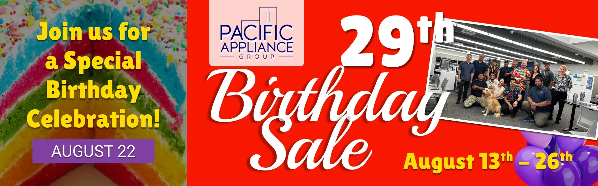 29th Birthday Celebration is Coming!