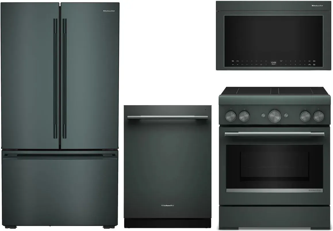 Counter Depth Fridge & Induction Range