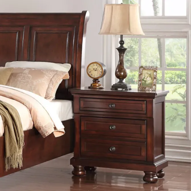 B961NNNC AVALON FURNITURE Rainier Cherry Nightstand Queen City