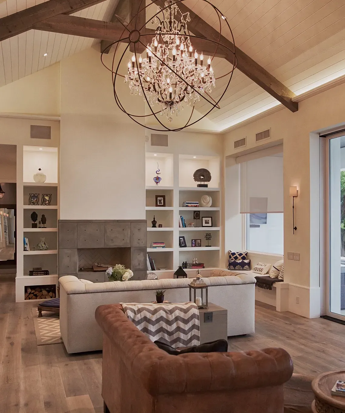 Image of a entertainment center with a tv