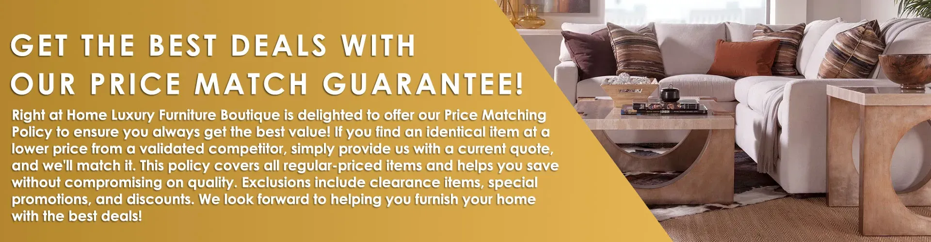 We match prices!