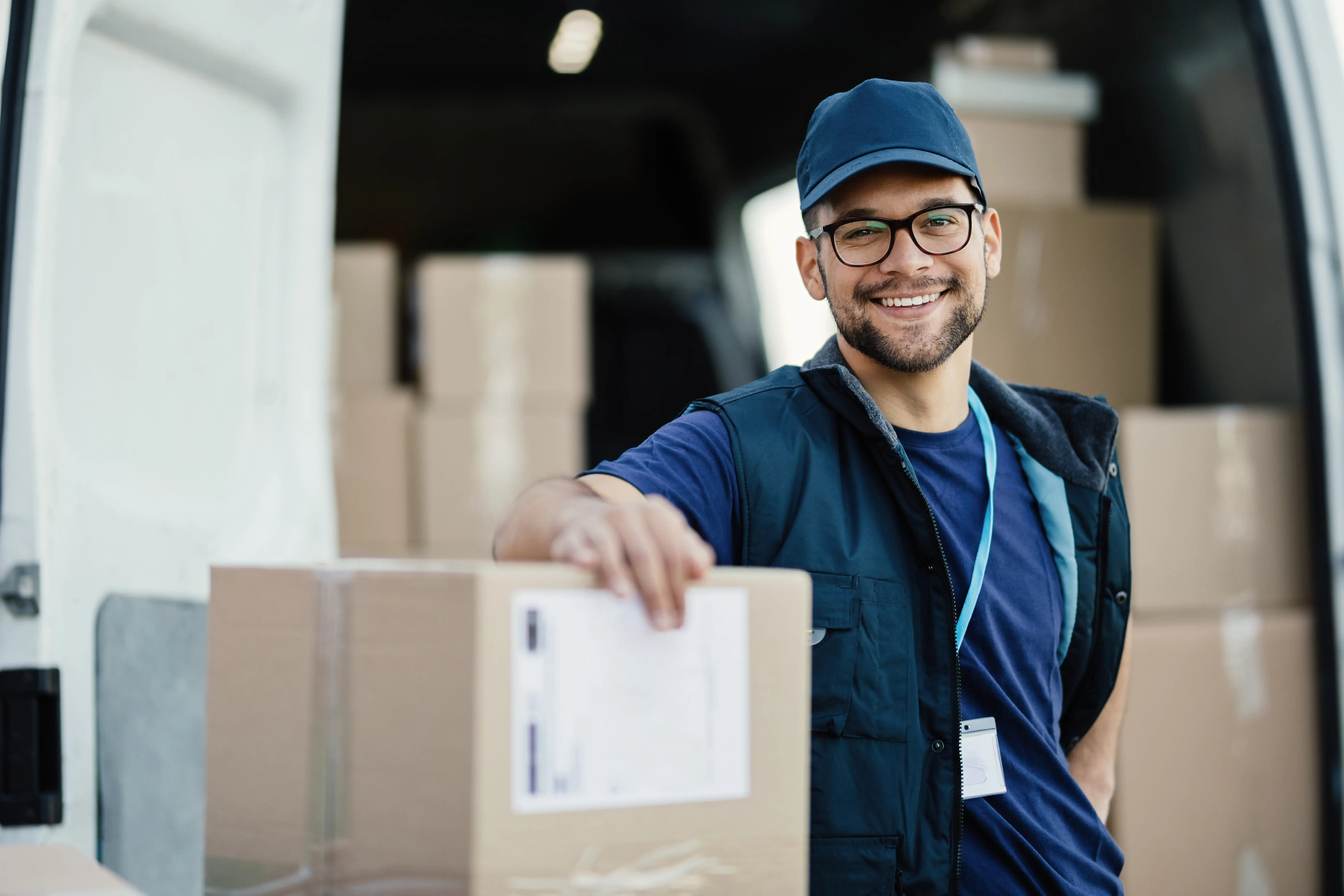Appliance delivery and installation service team