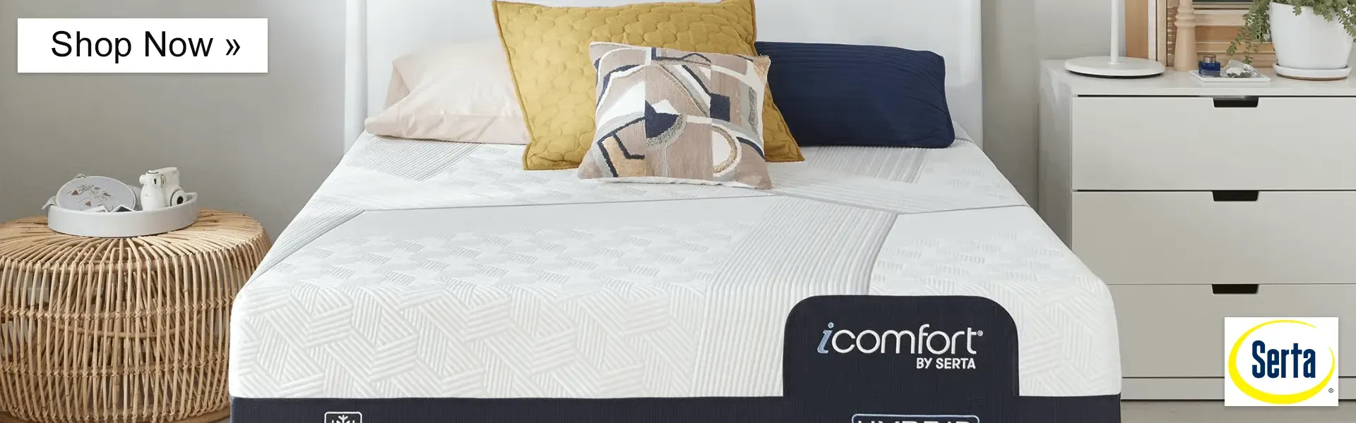 Serta Icomfort Banner. Shop now.