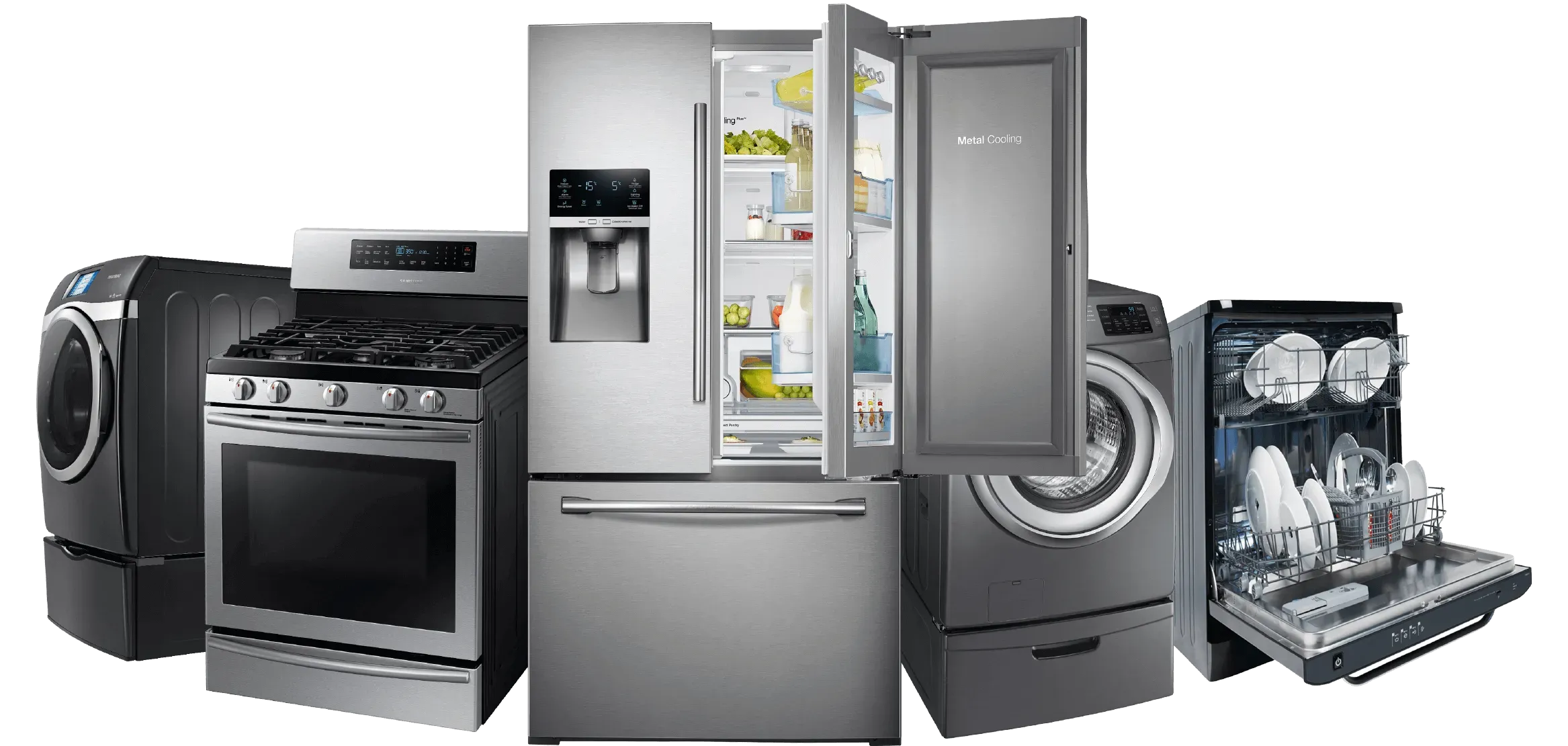 Selection of home appliances on special